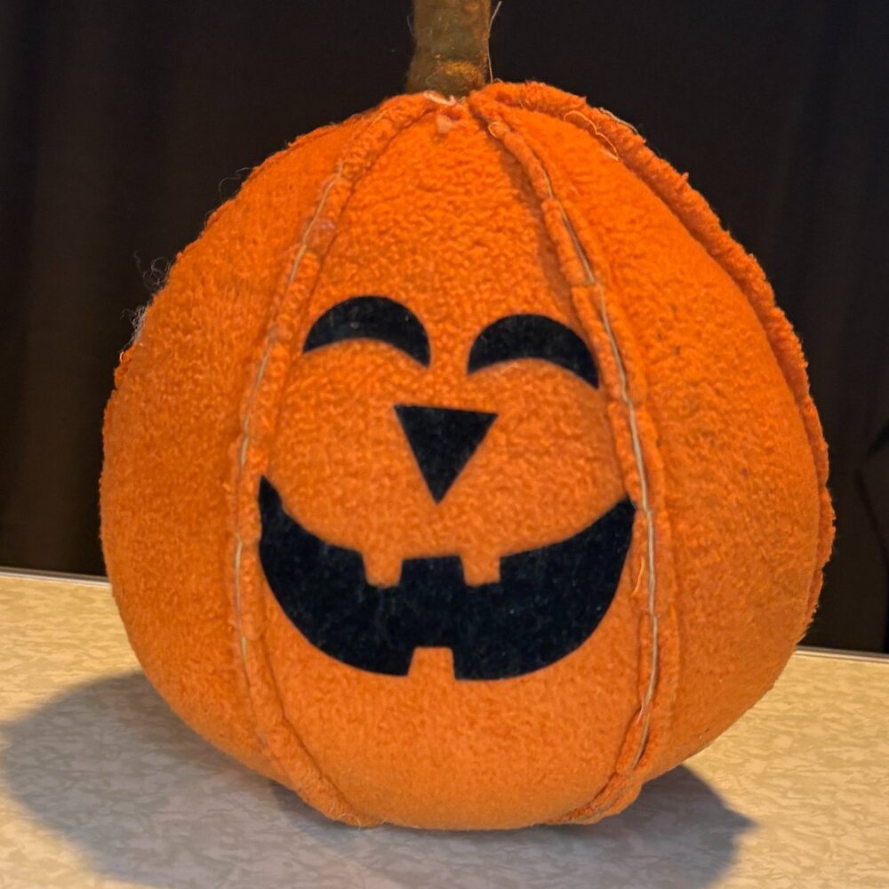 Plush Jack O' Lantern | Pumpkin Fall Halloween Decor